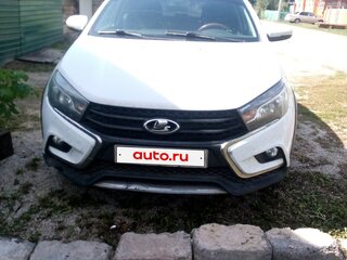 2019 Lada (ВАЗ) Vesta SW Cross I, белый, 750000 рублей, вид 1