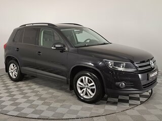 2014 Volkswagen Tiguan I Рестайлинг, чёрный, 1190000 рублей, вид 3
