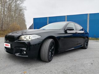 2014 BMW 5 серии 520i VI (F10/F11/F07) Рестайлинг, чёрный, 1950000 рублей, вид 4