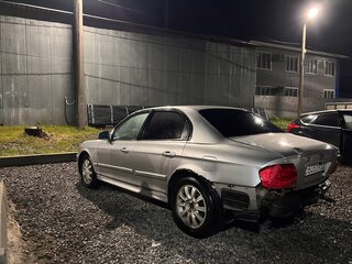 2005 Hyundai Sonata ТагАЗ IV (EF) Рестайлинг, серебристый, 200000 рублей, вид 3