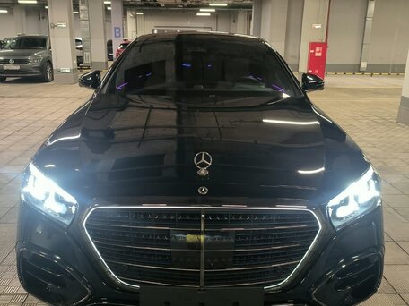 2026 Mercedes-Benz S-Класс 580 Long 4MATIC VII (W223) Рестайлинг, чёрный, 31000000 рублей, вид 2