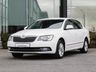 2013 Skoda Superb DSG II Рестайлинг, белый, 1200000 рублей, вид 1