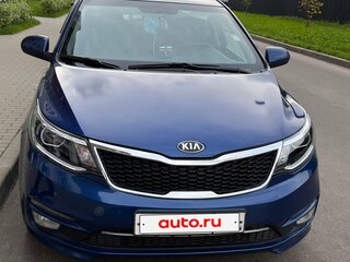 2015 Kia Rio III Рестайлинг, синий, 839999 рублей, вид 1