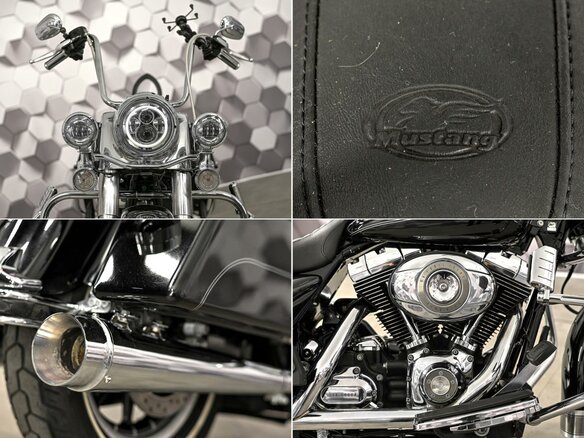 2008 Harley-Davidson Road King, чёрный, 877000 рублей - вид 9