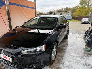 2013 Mitsubishi Lancer X Рестайлинг, чёрный, 400000 рублей, вид 5