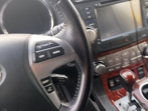 2013 Toyota Highlander II (XU40) Рестайлинг, чёрный - вид 10