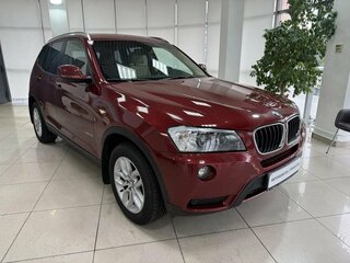 2013 BMW X3 20i xDrive II (F25), красный, 1360000 рублей, вид 3