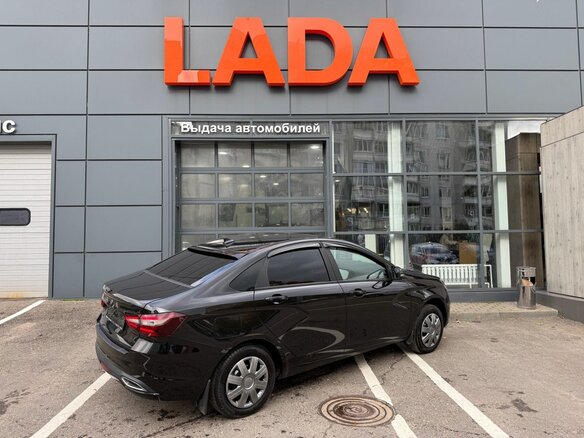 2024 Lada (ВАЗ) Vesta I Рестайлинг (NG), чёрный - вид 6