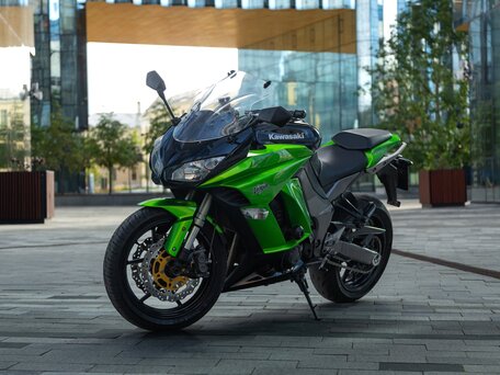 2011 Kawasaki Z 1000SX, зелёный, 575000 рублей, вид 2
