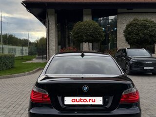 2008 BMW 5 серии 525i V (E60/E61) Рестайлинг, чёрный, 1150000 рублей, вид 5