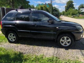 2008 Kia Sportage II, чёрный, 925000 рублей, вид 4