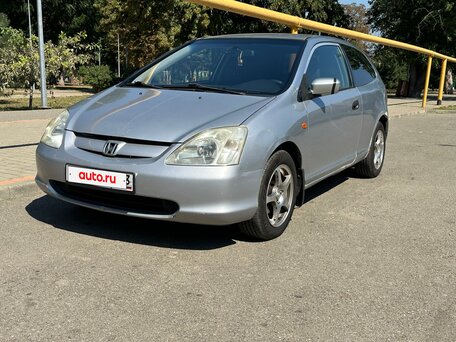 2001 Honda Civic VII, серебристый, 340000 рублей, вид 2