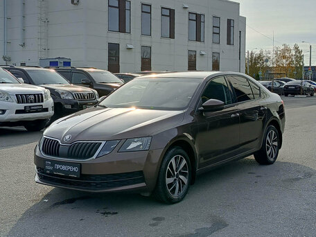 2017 Skoda Octavia III (A7) Рестайлинг, коричневый, 1349000 рублей, вид 1