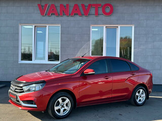 2016 Lada (ВАЗ) Vesta I, красный, 725000 рублей, вид 1