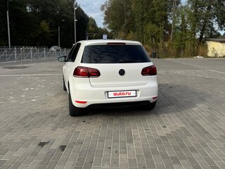 2009 Volkswagen Golf VI, белый, 730000 рублей, вид 5