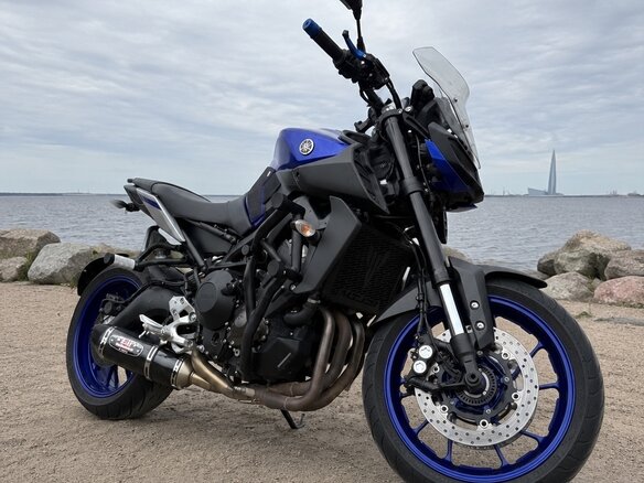 2017 Yamaha MT-09 (FZ-09), синий, 949000 рублей - вид 1
