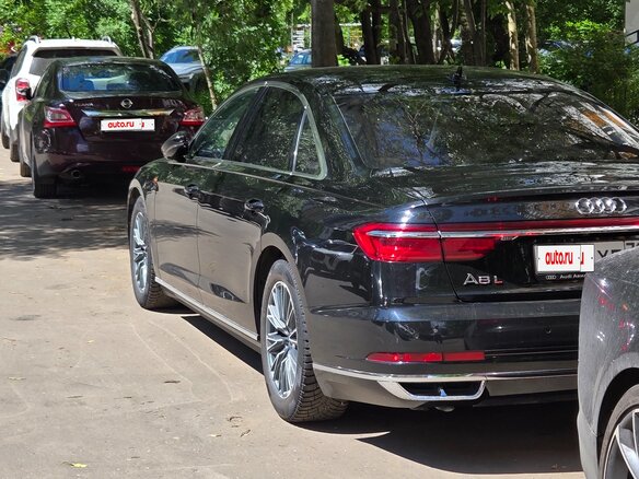 2020 Audi A8 Long 55 TFSI IV (D5), чёрный, 4250000 рублей - вид 10