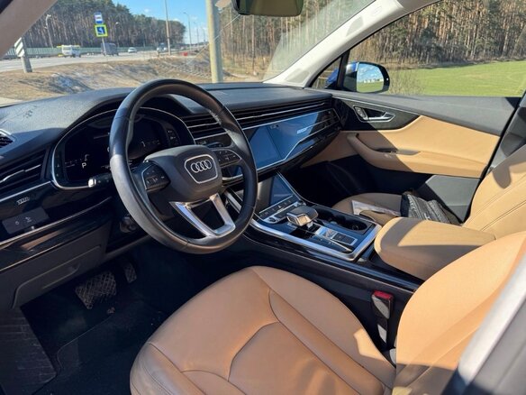 2020 Audi Q7 II (4M), синий, 4590000 рублей - вид 4