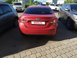 2015 Hyundai Elantra V (MD) Рестайлинг, красный, 1110000 рублей, вид 5