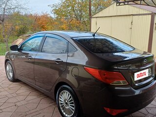 2016 Hyundai Solaris I Рестайлинг, коричневый, 950000 рублей, вид 5