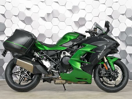 2018 Kawasaki Ninja H2 SX, зелёный, 1399000 рублей, вид 3
