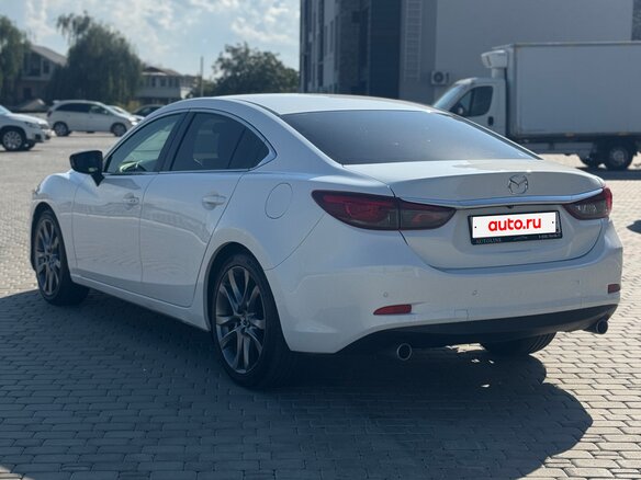 2015 Mazda 6 III (GJ) Рестайлинг, белый, 1780000 рублей - вид 5