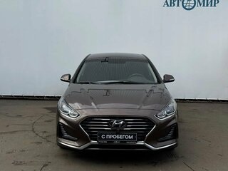 2017 Hyundai Sonata VII (LF) Рестайлинг, коричневый, 1775000 рублей, вид 2