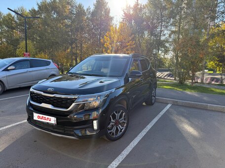 2021 Kia Seltos I, чёрный, 2250000 рублей, вид 1