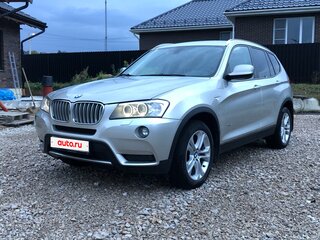 2013 BMW X3 28i xDrive II (F25), серый, 1850000 рублей, вид 1