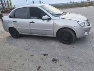 2012 Lada (ВАЗ) Granta I, серебристый, 360000 рублей, вид 2