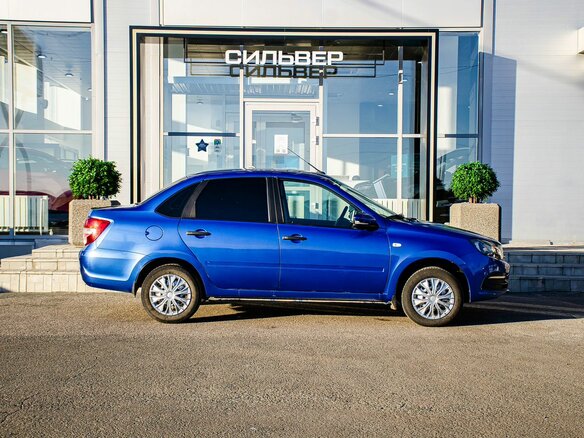 2020 Lada (ВАЗ) Granta I Рестайлинг, синий, 630000 рублей - вид 7