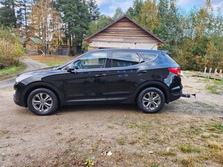 2014 Hyundai Santa Fe III, чёрный, 1700000 рублей, вид 4
