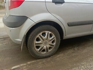 2008 Hyundai Getz I Рестайлинг, серебристый, 525000 рублей, вид 1