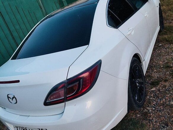 2008 Mazda 6 II (GH), белый, 760000 рублей - вид 3