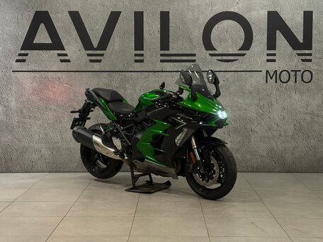 2022 Kawasaki Ninja H2 SX, зелёный, 1630000 рублей, вид 2