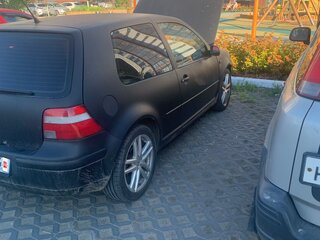 2002 Volkswagen Golf IV, чёрный, 200000 рублей, вид 4