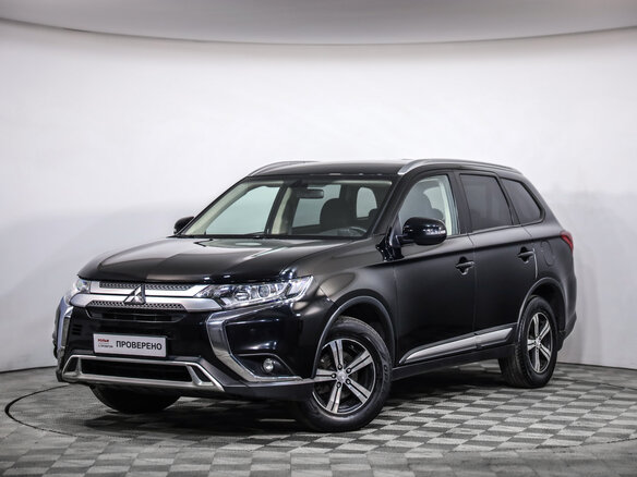 2019 Mitsubishi Outlander III Рестайлинг 3, чёрный, 1969000 рублей
