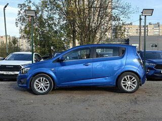 2012 Chevrolet Aveo II, синий, 409000 рублей, вид 4