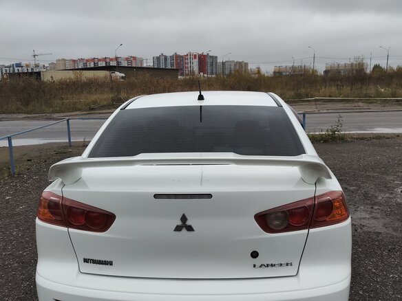 2008 Mitsubishi Lancer X, белый, 790000 рублей - вид 6