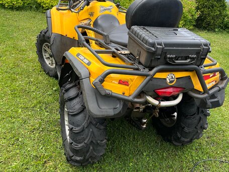 2008 BRP Can-Am DS 650, жёлтый, 590000 рублей, вид 5