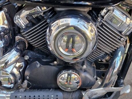 2007 Yamaha XVS400 Drag Star, чёрный, 380000 рублей, вид 4