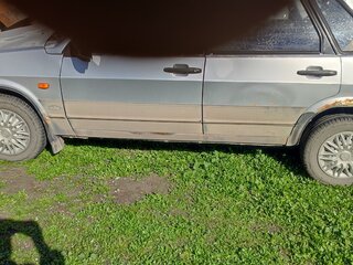 2001 Lada (ВАЗ) 21099, серебристый, 100000 рублей, вид 4