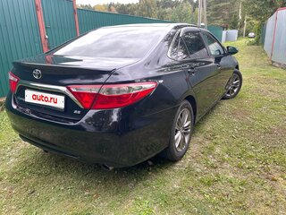 2017 Toyota Camry VII (XV50) Рестайлинг 2, чёрный, 1750000 рублей, вид 3