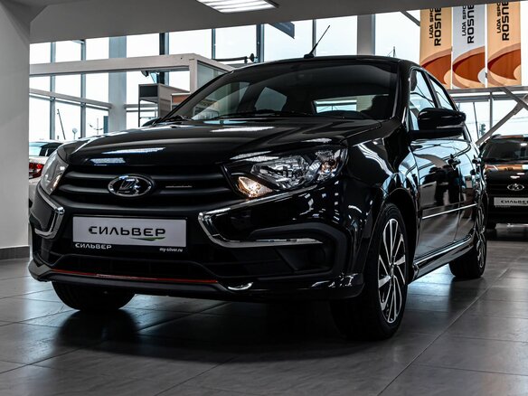 2026 Lada (ВАЗ) Granta Sport I Рестайлинг, чёрный, 1637000 рублей - вид 2