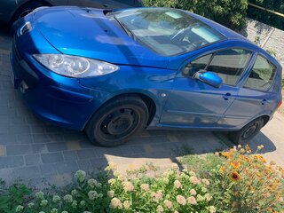 2007 Peugeot 307 I Рестайлинг, синий, 330000 рублей, вид 2