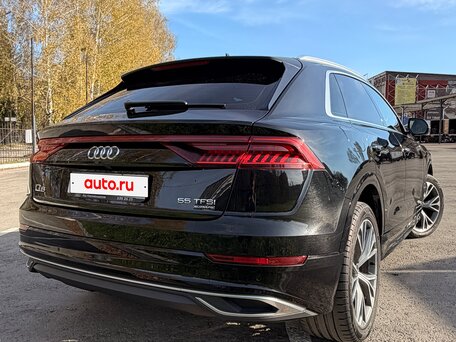 2019 Audi Q8 55 TFSI I (4M), чёрный, 5150000 рублей, вид 3