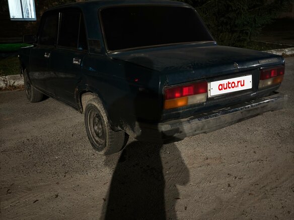 2001 Lada (ВАЗ) 2107, синий, 75000 рублей - вид 3