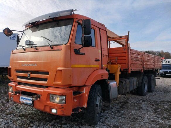 2019 КамАЗ 65115, оранжевый, 5955000 рублей