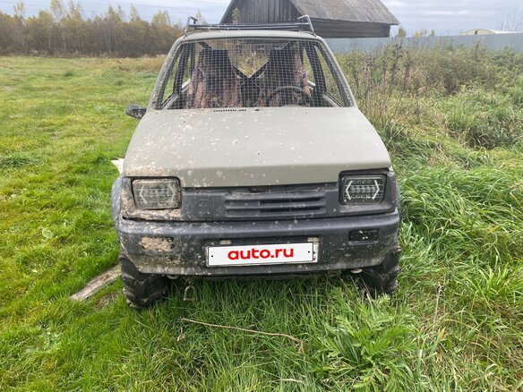 2001 Lada (ВАЗ) 1111 Ока СеАЗ, зелёный, 45000 рублей - вид 1