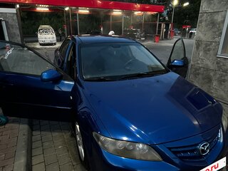 2006 Mazda 6 I (GG) Рестайлинг, синий, 410000 рублей, вид 5